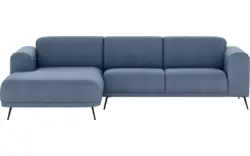 Stof fijn geweven blauw
