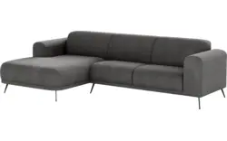 Goossens loungebank shallow zwart stof - 8252344-goossens-shallow-bank-stof-zwart-01