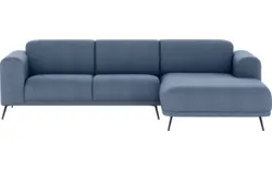 Stof fijn geweven blauw