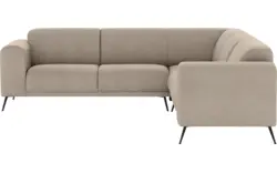 Stof fijn geweven beige