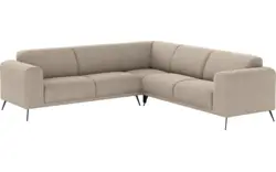 Goossens hoekbank shallow beige stof - 8252369-goossens-shallow-bank-stof-beige-01