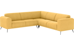 Goossens hoekbank shallow geel stof - 8252370-goossens-shallow-bank-stof-geel-01