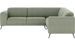 Goossens hoekbank shallow groen stof - 8252371-goossens-shallow-bank-stof-groen-01