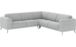 Goossens hoekbank shallow grijs stof - 8252375-goossens-shallow-bank-stof-grijs-01