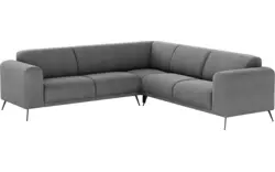 Goossens hoekbank shallow grijs stof - 8252377-goossens-shallow-bank-stof-grijs-01