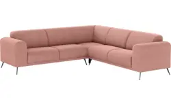 Goossens hoekbank shallow roze stof - 8252384-goossens-shallow-bank-stof-roze-01