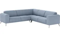 Goossens hoekbank shallow blauw stof - 8252387-goossens-shallow-bank-stof-blauw-01