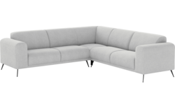 Goossens hoekbank shallow grijs stof - 8252389-goossens-shallow-bank-stof-grijs-01
