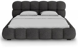 Goossens gestoffeerd bedframe cloud grijs stof - 8252392-goossens-cloud-bedframe-stof-02