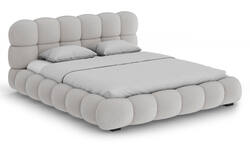 Goossens gestoffeerd bedframe cloud blauw stof - 8252394-goossens-cloud-bedframe-stof-01