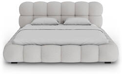 Goossens gestoffeerd bedframe cloud blauw stof - 8252394-goossens-cloud-bedframe-stof-02