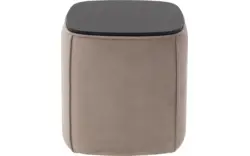 Goossens nachtkastje milano bruin stof - 8252640-goossens-taranto-nachtkastje-stof-11
