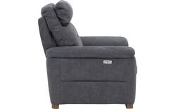 Goossens fauteuil boris blauw micro leer - 8252665-goossens-boris-bank-micro-leer-blauw-01