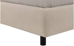 Goossens gestoffeerd bedframe taranto beige stof - 8252944-goossens-taranto-bedframe-stof-01