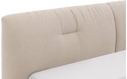 Goossens gestoffeerd bedframe taranto beige stof - 8252944-goossens-taranto-bedframe-stof-01