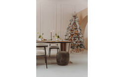 Goossens hocker lizz bruin stof - 8235466-goossens-lizz-hocker-stof-01
