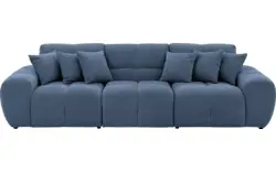 Stof fijn geweven blauw