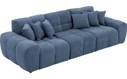 Goossens excellent zitbank kubus blauw stof - 8252684-goossens-excellent-kubus-bank-stof-blauw-01
