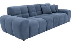 Goossens excellent zitbank kubus blauw stof - 8252684-goossens-excellent-kubus-bank-stof-blauw-01