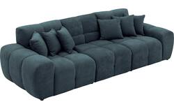 Goossens excellent zitbank kubus blauw stof - 8252687-goossens-excellent-kubus-bank-stof-blauw-01