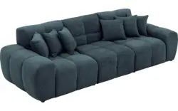 Goossens excellent zitbank kubus blauw stof - 8252687-goossens-excellent-kubus-bank-stof-blauw-01