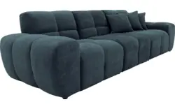 Goossens excellent zitbank kubus blauw stof - 8252687-goossens-excellent-kubus-bank-stof-blauw-01
