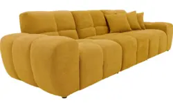 Goossens excellent zitbank kubus geel stof - 8252692-goossens-excellent-kubus-bank-stof-geel-01