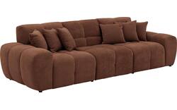 Goossens excellent zitbank kubus bruin stof - 8252694-goossens-excellent-kubus-bank-stof-bruin-01