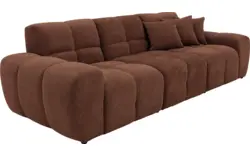 Goossens excellent zitbank kubus bruin stof - 8252694-goossens-excellent-kubus-bank-stof-bruin-01