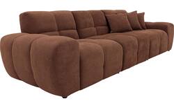 Goossens excellent zitbank kubus bruin stof - 8252694-goossens-excellent-kubus-bank-stof-bruin-01
