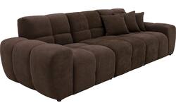 Goossens excellent zitbank kubus bruin stof - 8252695-goossens-excellent-kubus-bank-stof-bruin-01