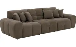 Goossens excellent zitbank kubus bruin stof - 8252696-goossens-excellent-kubus-bank-stof-bruin-01