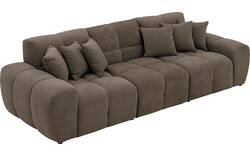 Goossens excellent zitbank kubus bruin stof - 8252696-goossens-excellent-kubus-bank-stof-bruin-01