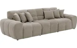Goossens excellent zitbank kubus bruin stof - 8252697-goossens-excellent-kubus-bank-stof-bruin-01