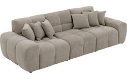 Goossens excellent zitbank kubus bruin stof - 8252697-goossens-excellent-kubus-bank-stof-bruin-01