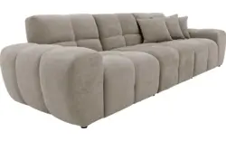 Goossens excellent zitbank kubus bruin stof - 8252697-goossens-excellent-kubus-bank-stof-bruin-01