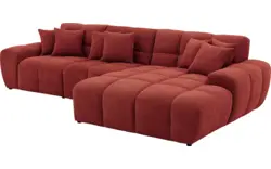 Goossens excellent loungebank kubus rood stof - 8252699-gespiegeld-02