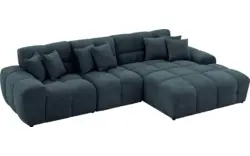 Goossens excellent loungebank kubus blauw stof - 8252703-gespiegeld-02