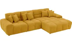 Goossens excellent loungebank kubus geel stof - 8252708-gespiegeld-02