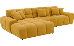 Goossens excellent loungebank kubus geel stof - 8252708-goossens-excellent-kubus-bank-stof-geel-01