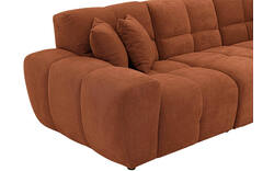 Goossens excellent loungebank kubus bruin stof - 8252709-gespiegeld-02