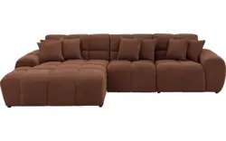 Goossens excellent loungebank kubus bruin stof - 8252710-goossens-excellent-kubus-bank-stof-bruin-01