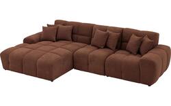 Goossens excellent loungebank kubus bruin stof - 8252710-goossens-excellent-kubus-bank-stof-bruin-01