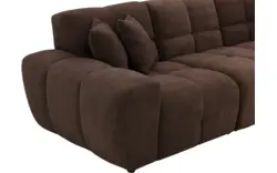 Goossens excellent loungebank kubus bruin stof - 8252711-gespiegeld-02