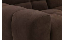 Goossens excellent loungebank kubus bruin stof - 8252711-gespiegeld-02
