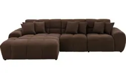 Goossens excellent loungebank kubus bruin stof - 8252711-goossens-excellent-kubus-bank-stof-bruin-01