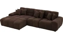 Goossens excellent loungebank kubus bruin stof - 8252711-goossens-excellent-kubus-bank-stof-bruin-01