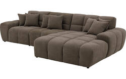 Goossens excellent loungebank kubus bruin stof - 8252712-gespiegeld-02