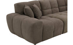 Goossens excellent loungebank kubus bruin stof - 8252712-gespiegeld-02
