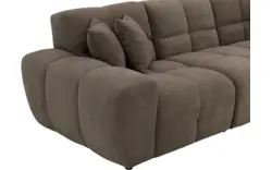 Goossens excellent loungebank kubus bruin stof - 8252712-gespiegeld-02